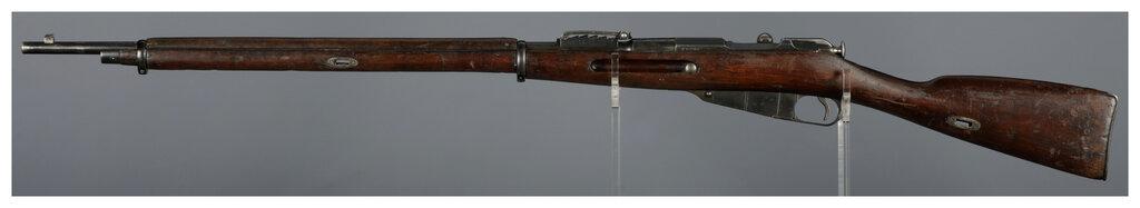 Three Model 1891 Mosin-Nagant Bolt Action Rifles