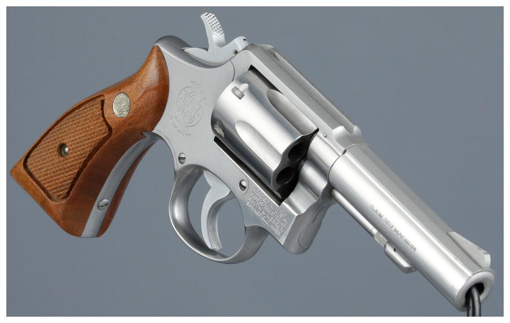 Two Smith & Wesson Double Action Revolvers