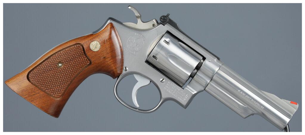 Two Smith & Wesson Double Action Revolvers