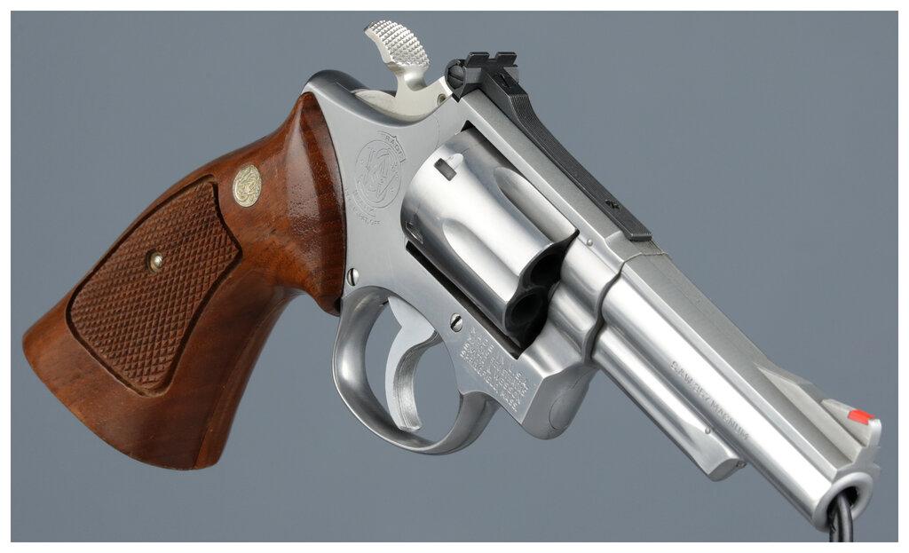 Two Smith & Wesson Double Action Revolvers