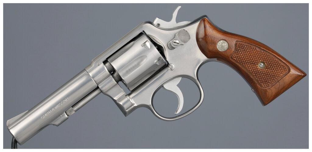 Two Smith & Wesson Double Action Revolvers