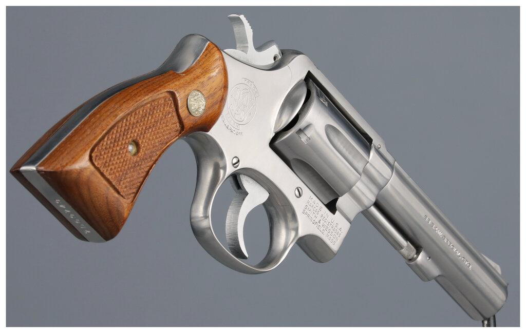 Two Smith & Wesson Double Action Revolvers