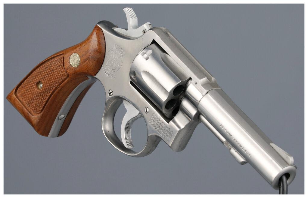 Two Smith & Wesson Double Action Revolvers