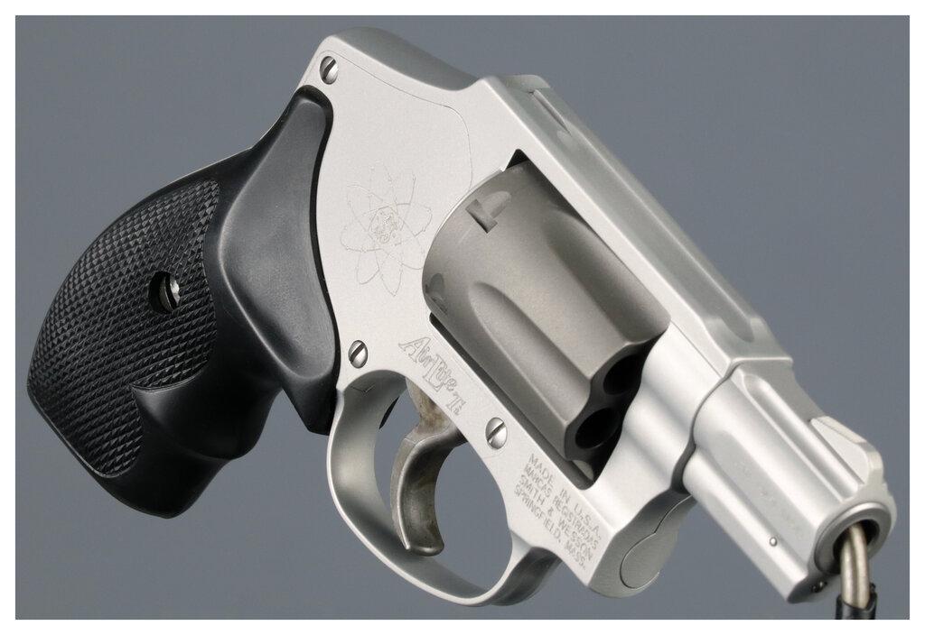 Two Smith & Wesson Model 332 AirLite Ti Double Action Revolvers