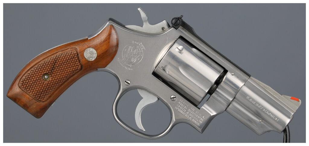 Two Smith & Wesson Double Action Revolvers