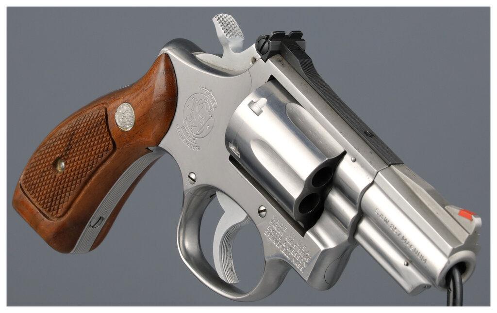 Two Smith & Wesson Double Action Revolvers