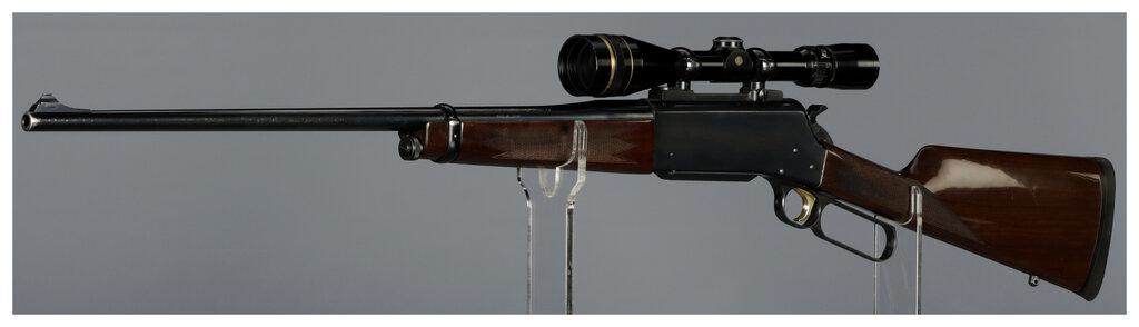 Browning Model 81L BLR Lever Action Rifle with Scope