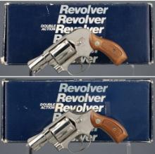 Two Smith & Wesson Airweight Double Action Revolvers with Boxes