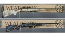 Two Weatherby Vanguard Bolt Action Rifles with Boxes