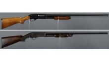 Two Remington Slide Action Shotguns