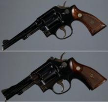 Two Smith & Wesson Double Action Revolvers