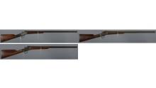 Three Antique Single Shot Shotguns