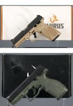 Two Taurus Semi-Automatic Pistols with Boxes