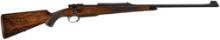 Engraved Auguste Francotte Bolt Action Rifle in .375 H&H Magnum