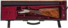 Belleri Engraved FAMARS Sidelock Double Barrel Shotgun with Case