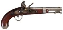 Robert Johnson U.S. Contract Model 1836 Flintlock Pistol