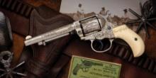 Engraved Colt 1877 D.A. Revolver Inscribed Fred L. Seely, Jr.