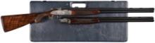 Engraved Beretta S687 EELL Diamond Pigeon Shotgun Two Barrel Set