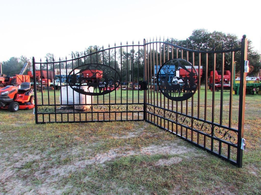 20' WROUGHT IRON ENTRY GATE