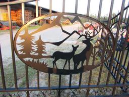 20' WROUGHT IRON ENTRY GATE