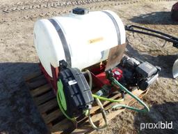 55 GALLON WATER SPRAYER W/ HONDA MOTOR