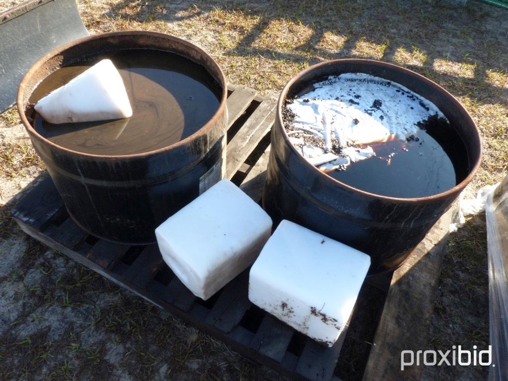 (2) CATTLE LICK TUBS & (2) SALT BLOCKS