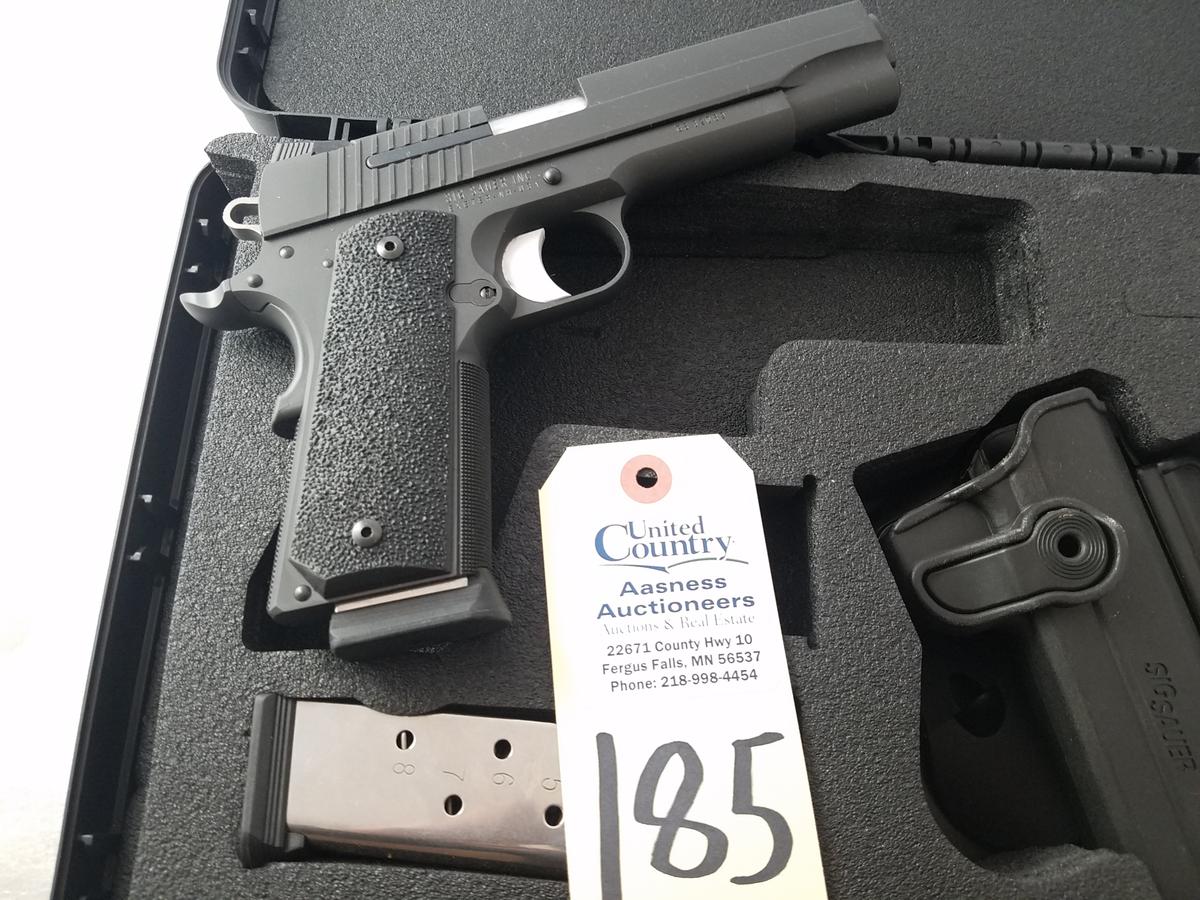 "Sig 1911 .45 cal Tac Pac, full size, 2 mags s/nGS320899