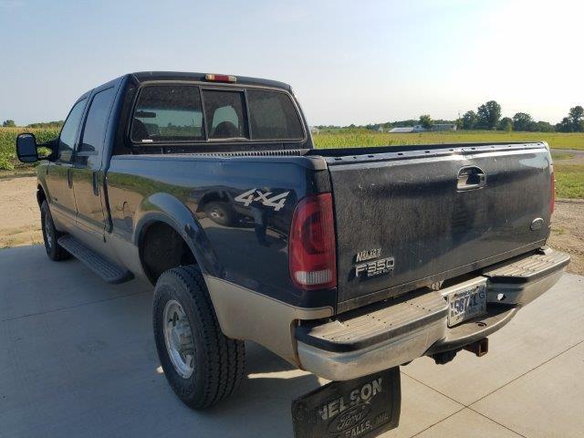 2001 FORD F350 LARIAT CREW CAB SUPER DUTY PICKUP