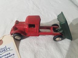 Vintage Cast Iron Dump Truck