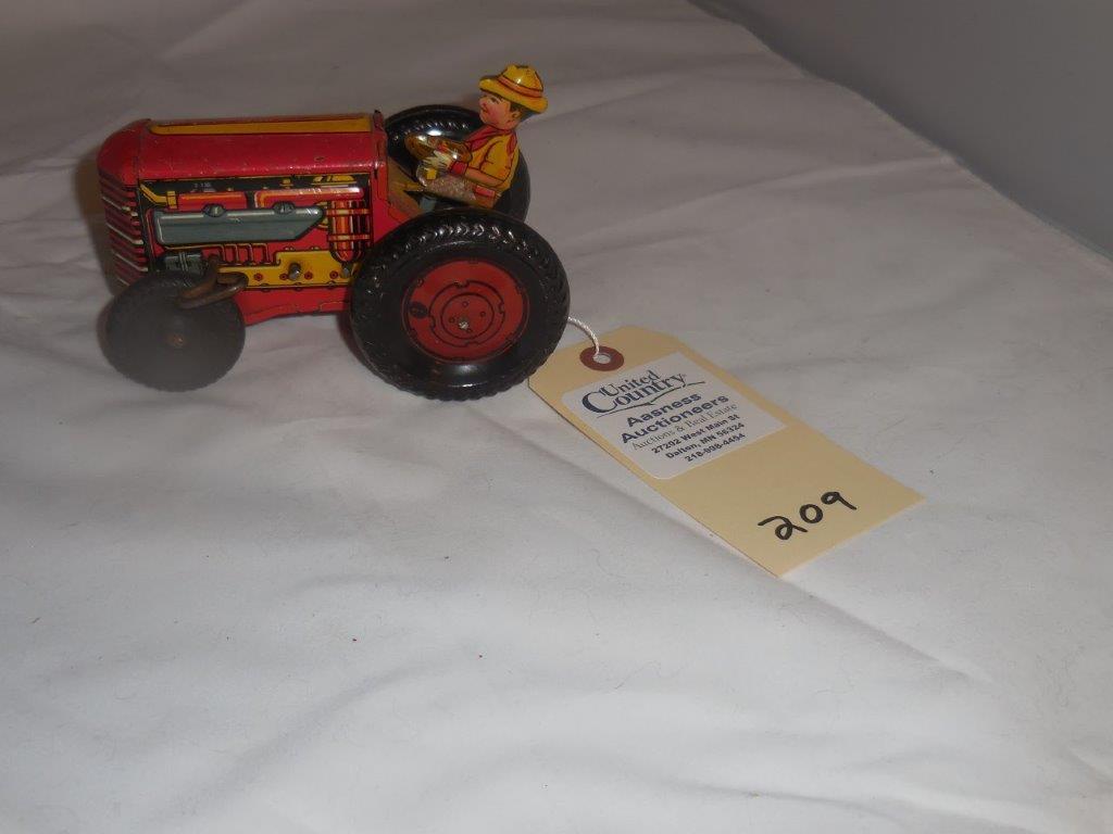 Marx Tin Wind Up Tractor