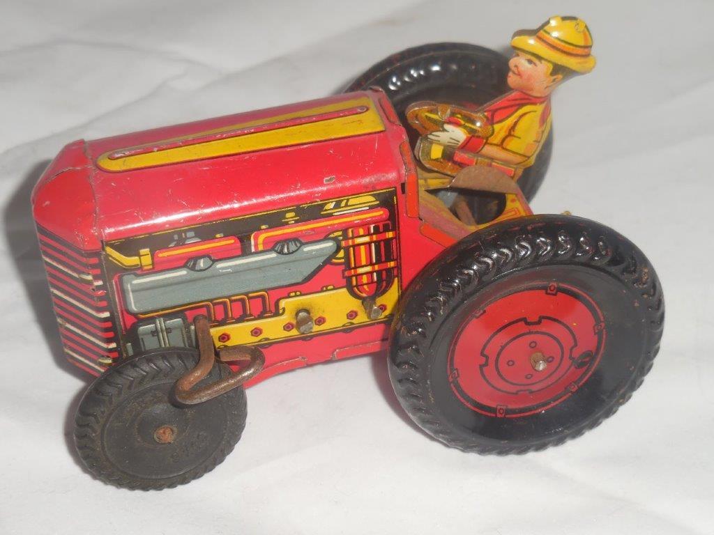 Marx Tin Wind Up Tractor