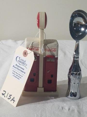 Coca-Cola Ice Cream Scoop & Salt and Pepper shakers