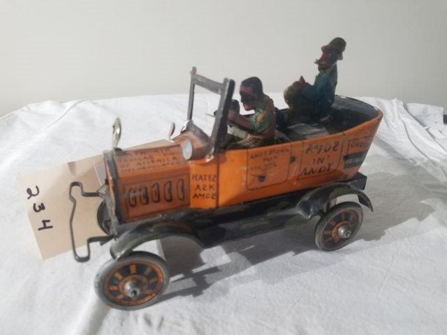 Vintage Marx Tin Wind Up “Amus & Andy” Car