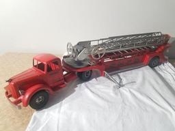 Smith Miller Fire Truck w/Mack Semi Truck