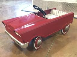 Restored Red Pedal Car- Vintage