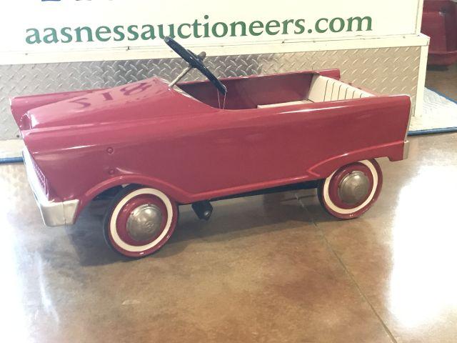 Restored Red Pedal Car- Vintage