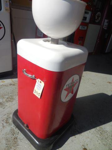 Restored Texaco “Used Oil” Drank Tank