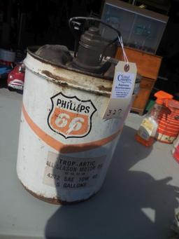 Classic Phillips 66 5 gallon gas can