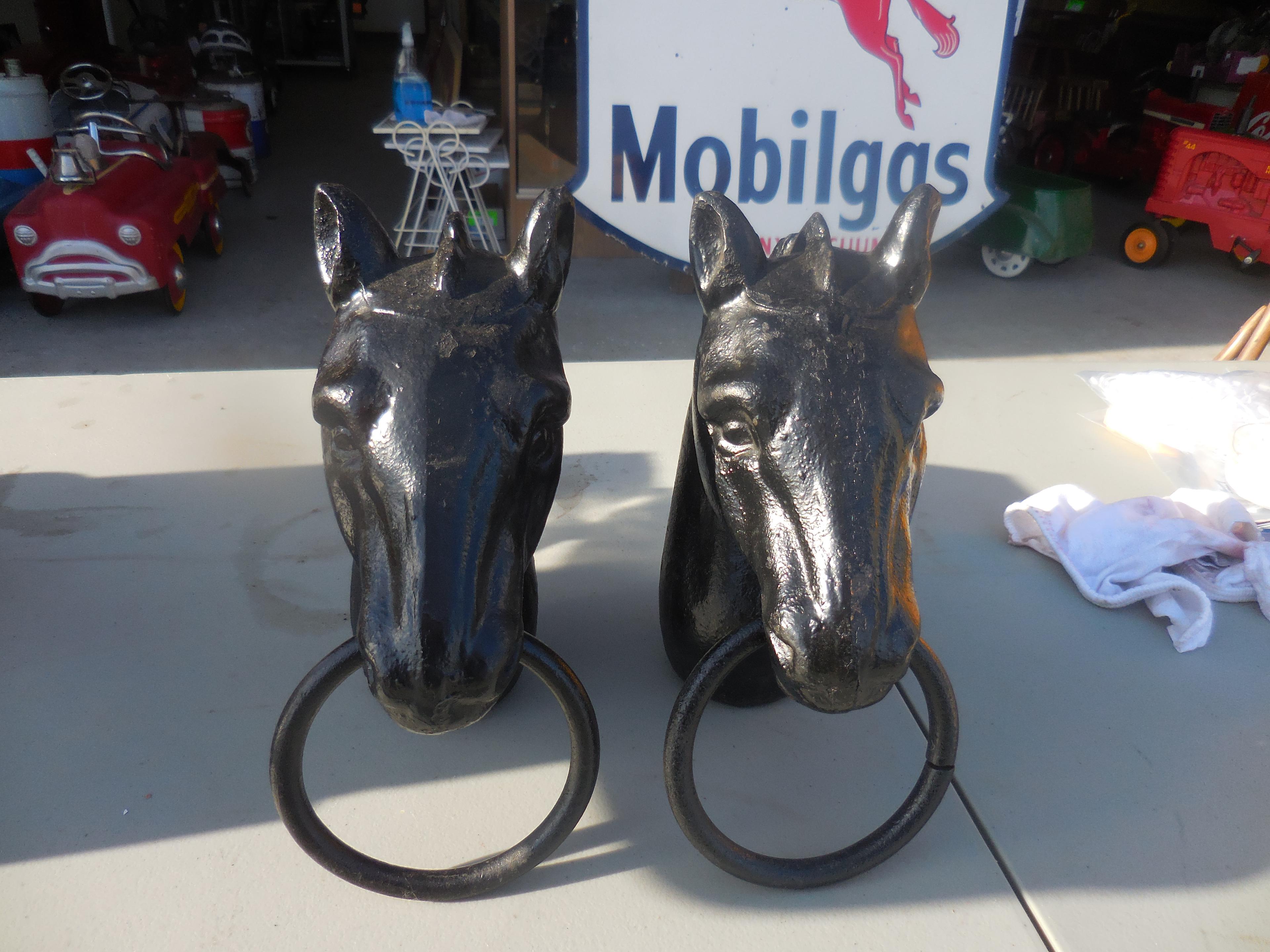 Cast Iron Horses for hitching post