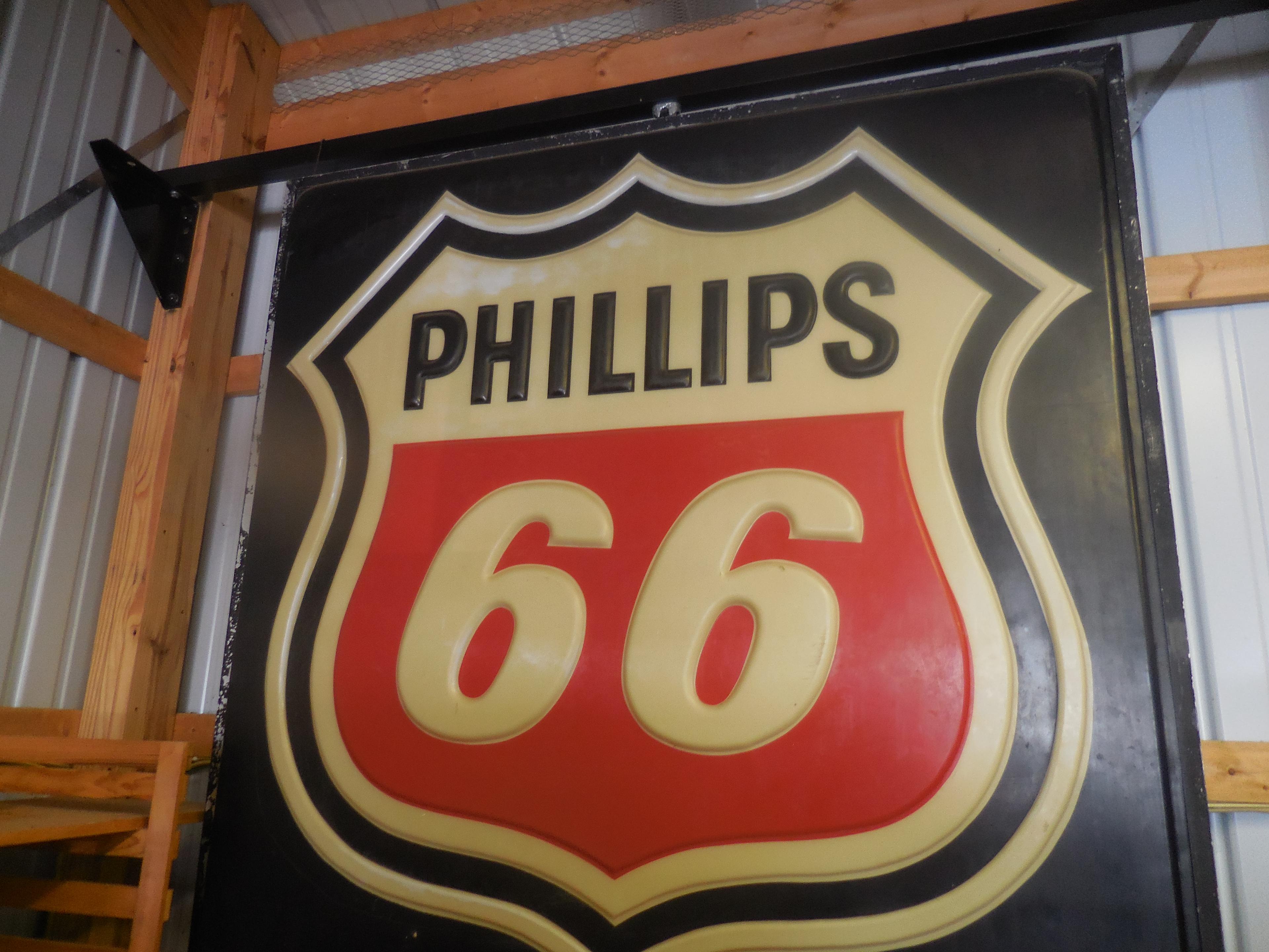 Classic Phillips 66 Lighted Sign