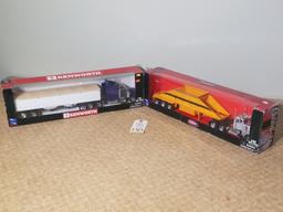 Die-cast Peterbilt semi tractor trailer