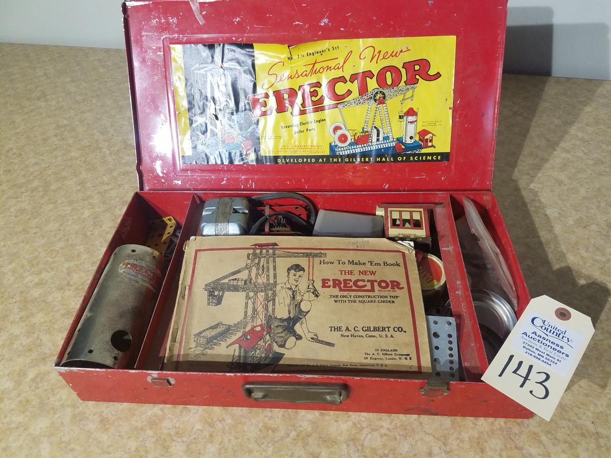 Vintage AC Gilbert Erector set