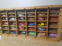 Large Display of Hot Wheels