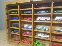 Large Display of Hot Wheels