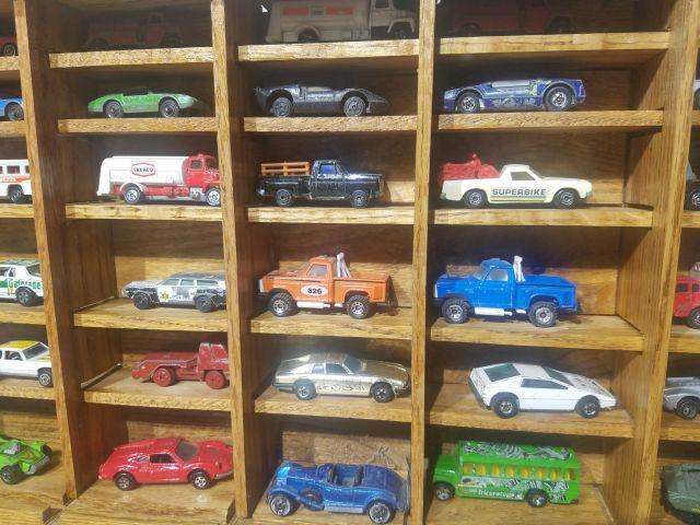 Large Display of Hot Wheels