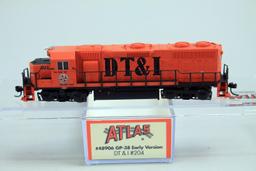 N Scale Atlas  D T & I 49806 GP-38 Early Version D T & I #204 Locomotive
