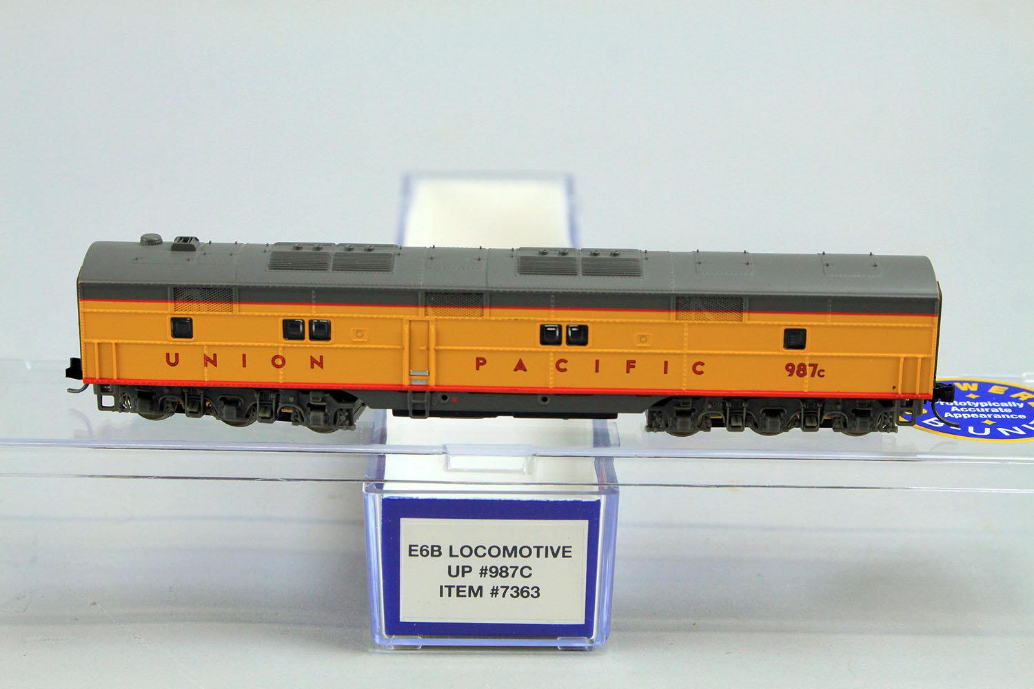 N Scale life-Like Union Pacific #987C, E6B Locomotive, Item #7363 Unpowered