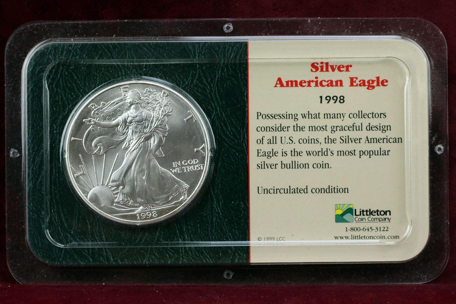 1998 American Silver Eagle