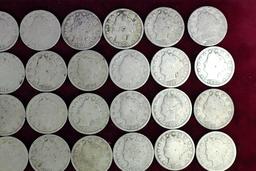 40 Liberty V Nickels, various dates