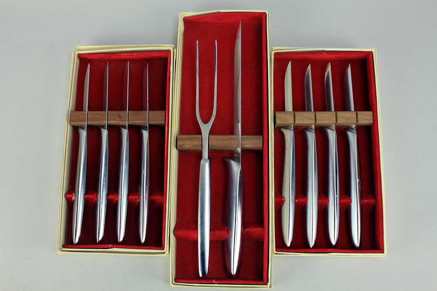 Gerber Miming Steak Knives & Serving Set